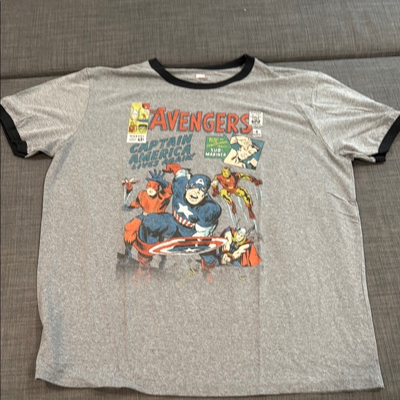 Marvel Other - Gray Original Avengers Comic Book Cover Graphic T-Shirt